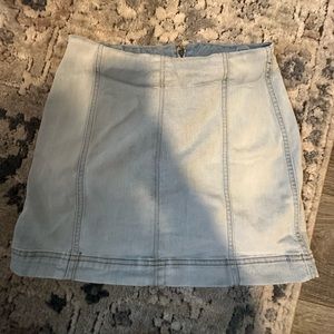 Wild and Fable Jean Skirt. Zipper in the back. Stretchy material